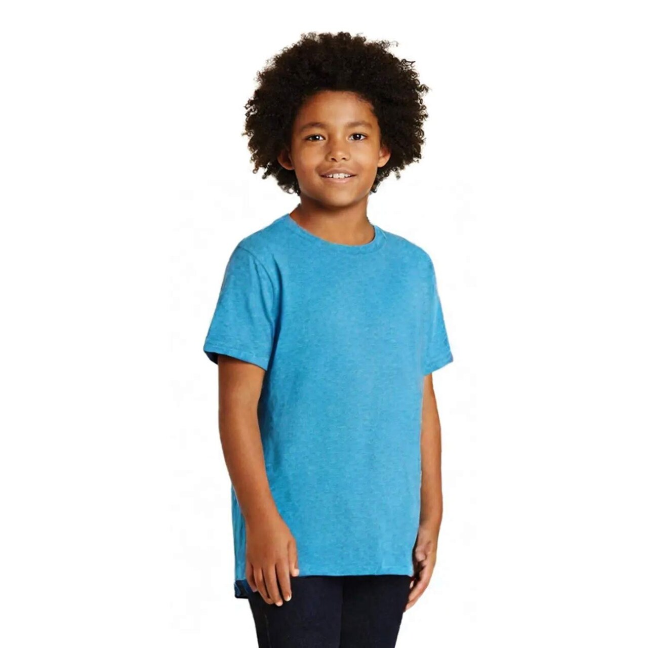 Gildan Youth Heavy Cotton Crewneck Short Sleeve T-Shirt for Outdoor Play & Custom Printing Cotton Tee